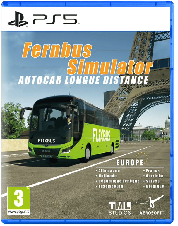 Jeu Vidéo Fernbus Simulator PS5 Autocar Longue Distance Simulation Blu Ray - vue 3