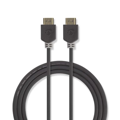 Nedis CVBW34000AT10 câble HDMI 1 m HDMI Type A (Standard) Anthracite - Neuf