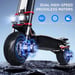 Trottinette électrique Tifgalop K8 6000W 12 pouces 60V 38AH Batterie avec siège amovible