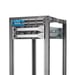 StarTech.com Rack Serveur Mobile 25U 4 Poteaux, Rack Réseau 19'' 4 Poteaux avec Roulettes, Rack Roulant avec Profondeur Ajustable pour PC/AV/Données/Informatique - Roulettes, Pieds de nivellement ou Fixation au Sol