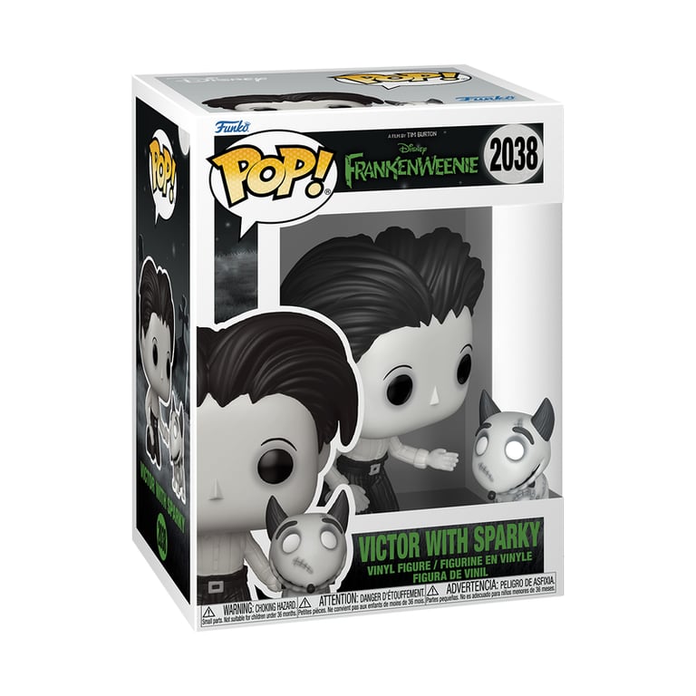 Frankenweenie Figurines POP & Buddy! Victor avec Sparky 9 cm - vue 2