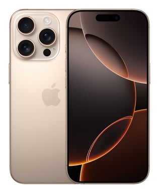 iPhone 16 Pro (5G) 128 Go, Titane Sable, Débloqué