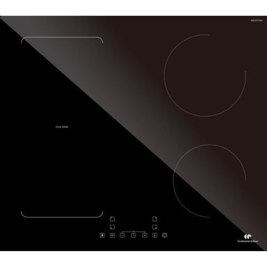 Table induction 4 zones  CETI4ZFLEX3  - Flex  - 7200W -  4 boosters - noir