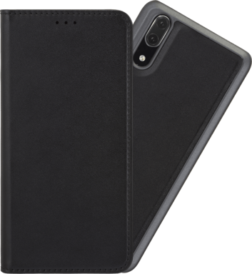 Étui et Coque slim magnétique 2-en-1 pour Huawei P20, Noir