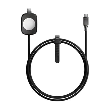 Câble USB-C pour Apple Watch 1,5m Universel Noir