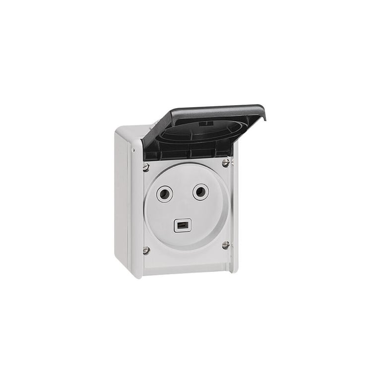 Legrand Prise de courant Plexo 2P+T 32A IP44 à poser en saillie