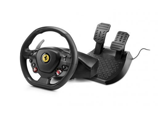 Volant de course et set de pédales hori racing wheel apex p5 pour