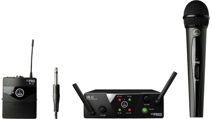 AKG WMS40 Mini Dual Vocal Instrument Set - Neuf
