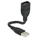 DeLOCK Cavo USB 2.0 da 15 cm 0,15 m USB A Nero