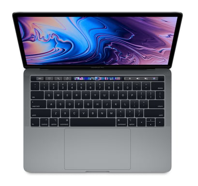 MacBook Pro Core i7 (2018) 13.3', 4.5 GHz 256 Go 16 Go Intel Iris Plus Graphics 655, Gris sidéral - QWERTY Portugais