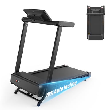 Tapis roulant FT60, motore 1.0-3.5HP, display LED, carico massimo 135 kg, velocità 1-14 km/h