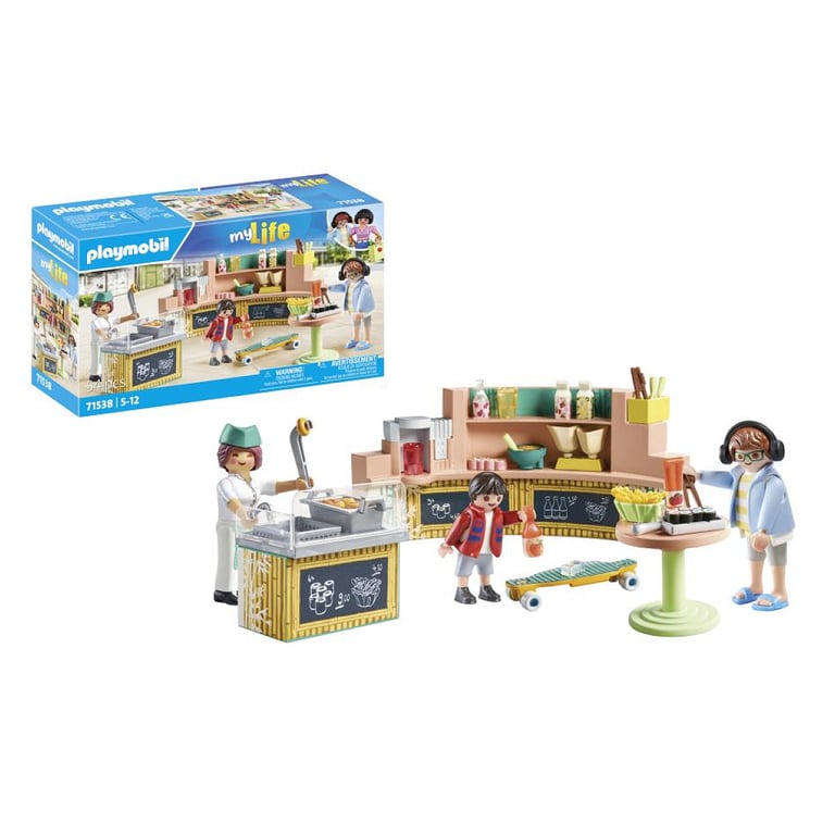 PLAYMOBIL 71538 Stand de restauration rapide My Life 54 pièces Dès - vue 4