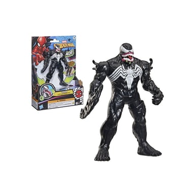 Action figure elettronica Hasbro Marvel Spider-Man Venom 15 cm Nero e Bianco