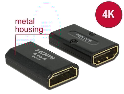 DeLOCK HDMI/HDMI Nero (DeLOCK HDMI-k?nsomformer)