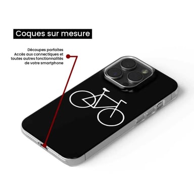 Funda de silicona - Compatible con Google Pixel 8 Pro - diseño bike hipster