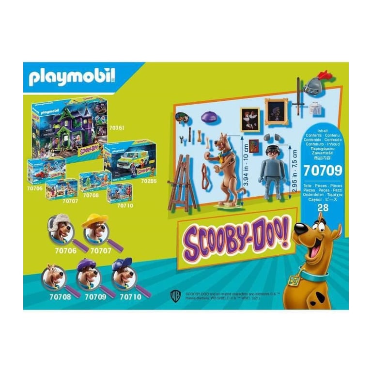 PLAYMOBIL - 70709 - SCOOBY-DOO avec chevalier noir - Neuf