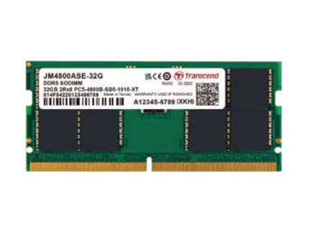 Transcend JetRam JM4800ASE-16G módulo de memoria 16 GB 1 x 16 GB DDR5