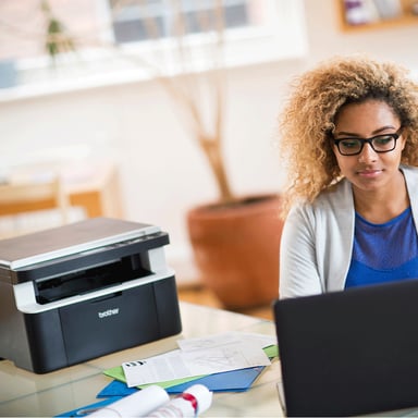 Brother DCP-1612WVB impresora multifunción Laser A4 2400 x 600 DPI 20 ppm Wifi
