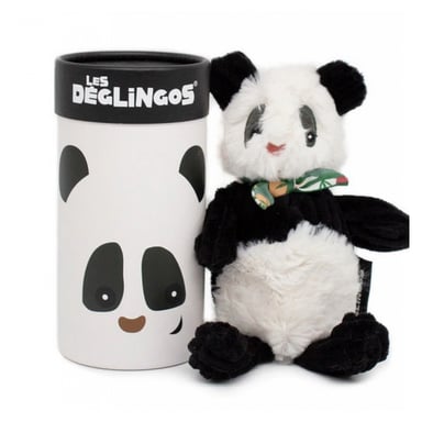 Peluche Rototos Panda avec Boîte : Compagnon Doux et Écologique