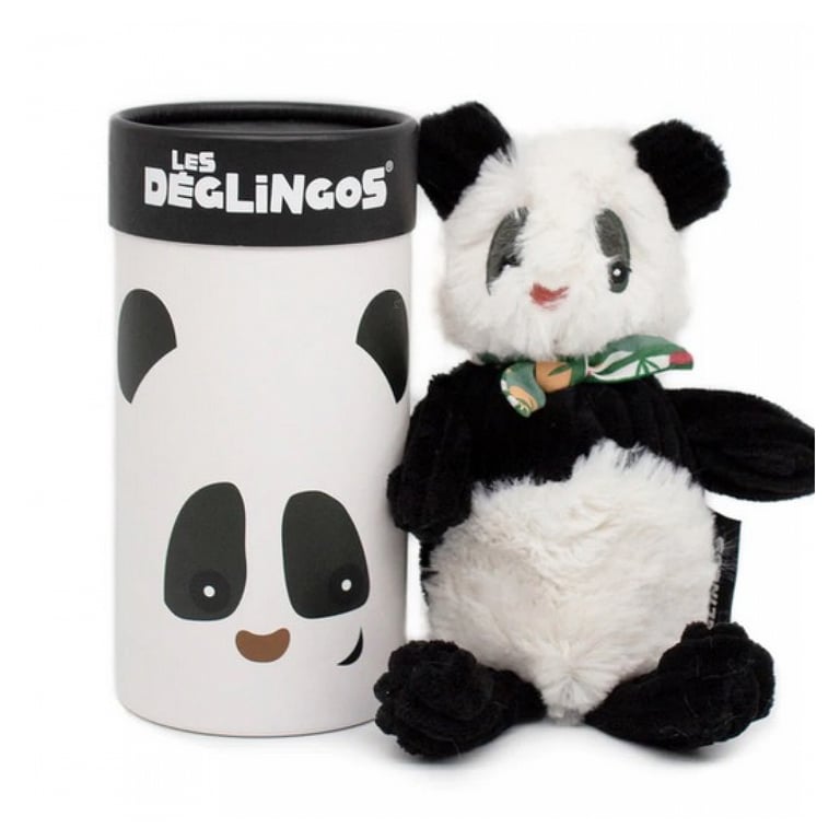 Peluche Rototos Panda avec Boîte : Compagnon Doux et Écologique Neuf