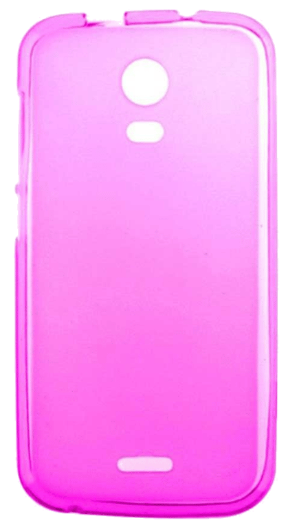Coque silicone unie compatible Givré Rose Wiko Darkmoon