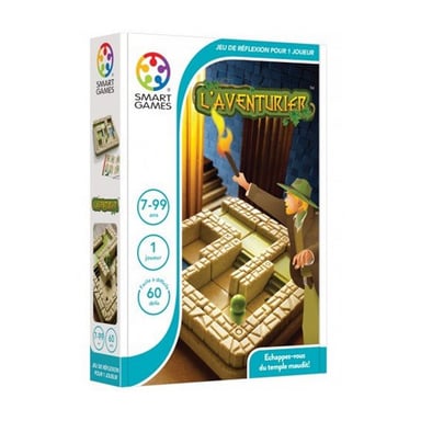 Jeu de logique L'Aventurier : Échappez au Labyrinthe du Temple Maudit