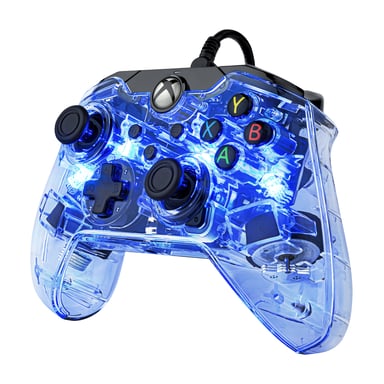 PDP Afterglow Noir, Bleu, Transparent USB Manette de jeu Analogique/Numérique Xbox One, Xbox Series S, Xbox Series X