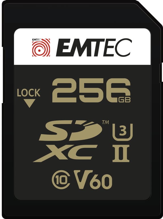 Emtec Ecmsd256guhs2v60 Mémoire Flash Sdxc Uhs ii Classe 2 - vue 5