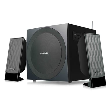 Microlab M-300BT 38W Nero Set di altoparlanti Bluetooth a 2.1 canali