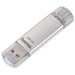 Hama C-Laeta lecteur USB flash 32 Go USB Type-A / USB Type-C 3.2 Gen 1 (3.1 Gen 1) Argent