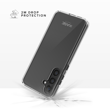 Guscio ibrido invisibile in plastica riciclata all'83% per Samsung Galaxy S24 5G, trasparente