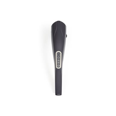Pistolet de massage multifonction LIVOO DOS223C XXL 6-en-1 12 modes 10 vitesses poignée XXL Noir rechargeable 2000 mAh, arrêt auto 15 min, écran rétroéclairé bleu