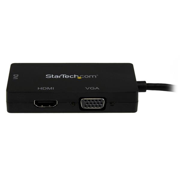 StarTech.com Adaptateur de voyage Mini DisplayPort vers VGA / DVI / HDMI Convertisseur vidéo 3 en 1 Neuf - vue 6