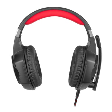 Mars Gaming MHX auricular y casco Auriculares Alámbrico Diadema Juego Negro, Rojo