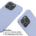 imoshion Coque en silicone avec cordon pour Apple iPhone 14 Pro - Violet