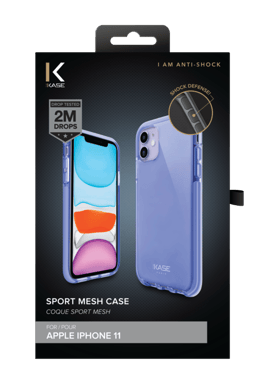 Coque Sport mesh pour Apple iPhone 11, Violet Lilas