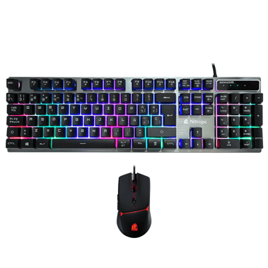 PC Gaming Nitropc Avanzado Silver Plus - AMD Ryzen 5 5500, RTX 3050 8GB, RAM 16GB, M.2 1TB, Windows 11 Pro, WiFi, Blanco