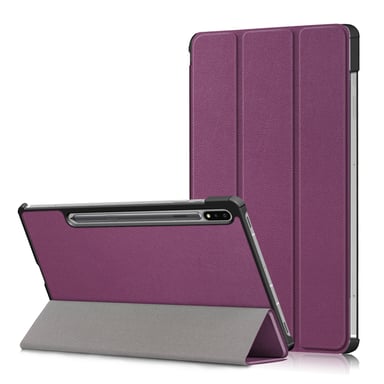 Housse Samsung Galaxy Tab S7 Plus / S8 Plus / S7 FE 12.4 pouces smartcover violette - Etui coque Pochette violet protection Tab S7 FE 5G / S7+ / S8+