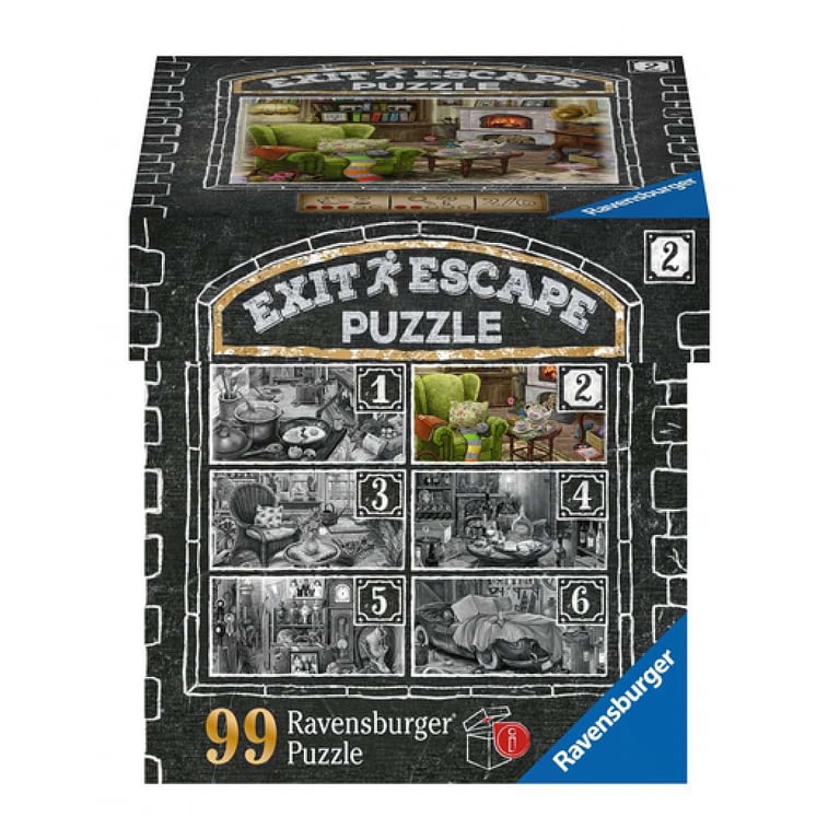 Escape Puzzle 99 pièces : Le Salon du Manoir Mystérieux Neuf - vue 2