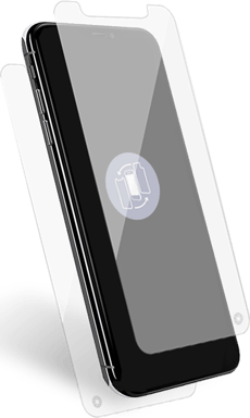 Protège écran pour iPhone XS Max 360° Avant + arrière Verre trempé + Garantie à vie Force Glass