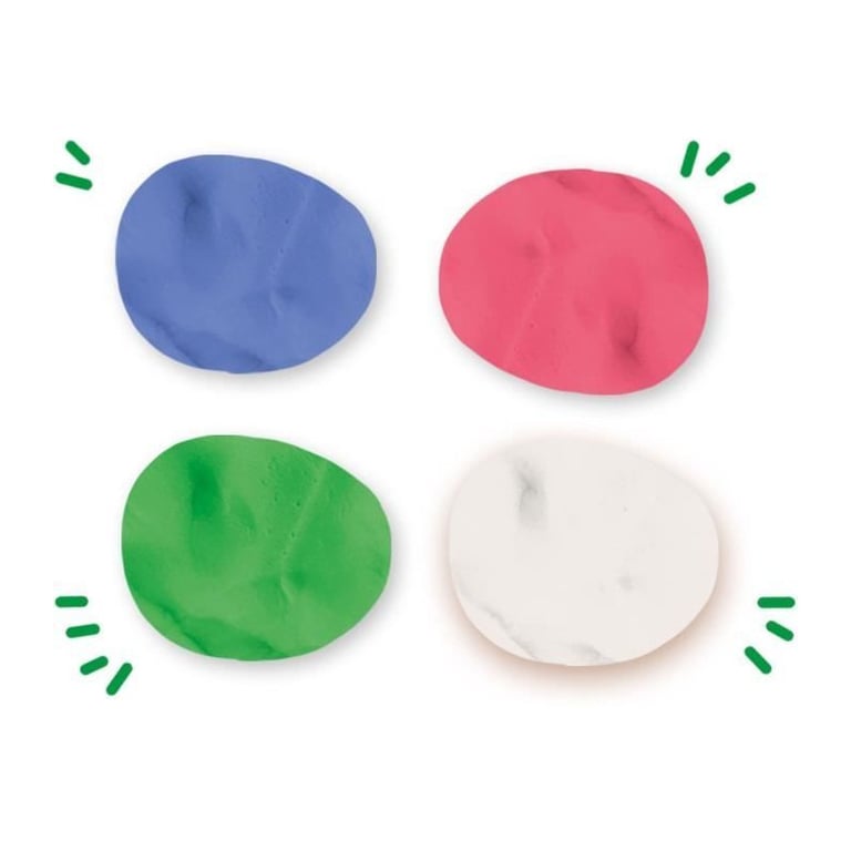 Pâte à modeler Feel good Relax 4x90gr SES CREATIVE Végane sans gluten lavable et souple. - vue 4
