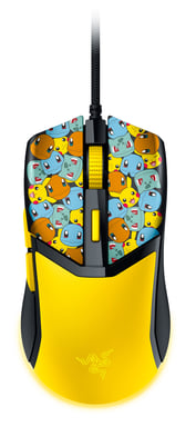 Mouse da Gaming Razer Cobra Pokémon Kanto Starters Edition con Filo – 8500 DPI, 6 Pulsanti Programmabili, Illuminazione RGB