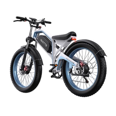 Bicicleta eléctrica DUOTTS N26 de 26 pulgadas, 1500 W, motor doble, batería Samsung de 48 V y 20 Ah