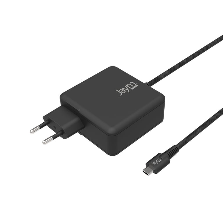 Chargeur Secteur GaN Ultra Rapide USB C PD & PPS Câble Tressé 2m Intégré Compatible MacBook ProAir iPad Pro iPhone 1716 série Samsung Galaxy S26S25 série PC Dell /HP /Lenovo Neuf