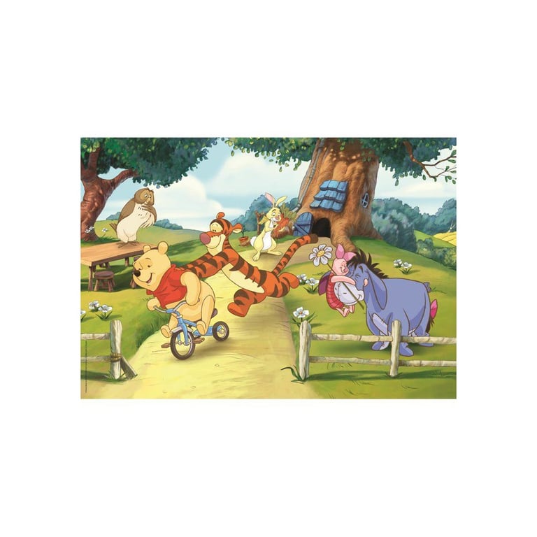 Jeu de puzzle CLEMENTONI Winnie l'Ourson 2x60 pièces 120 pièces Gris - Neuf