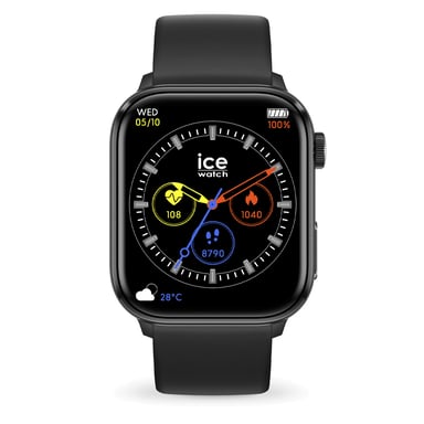 Ice-Watch Ice Smart Two 4,98 cm (1,96'') AMOLED 38 mm Digitale 410 x 502 pixel Touchscreen Nero