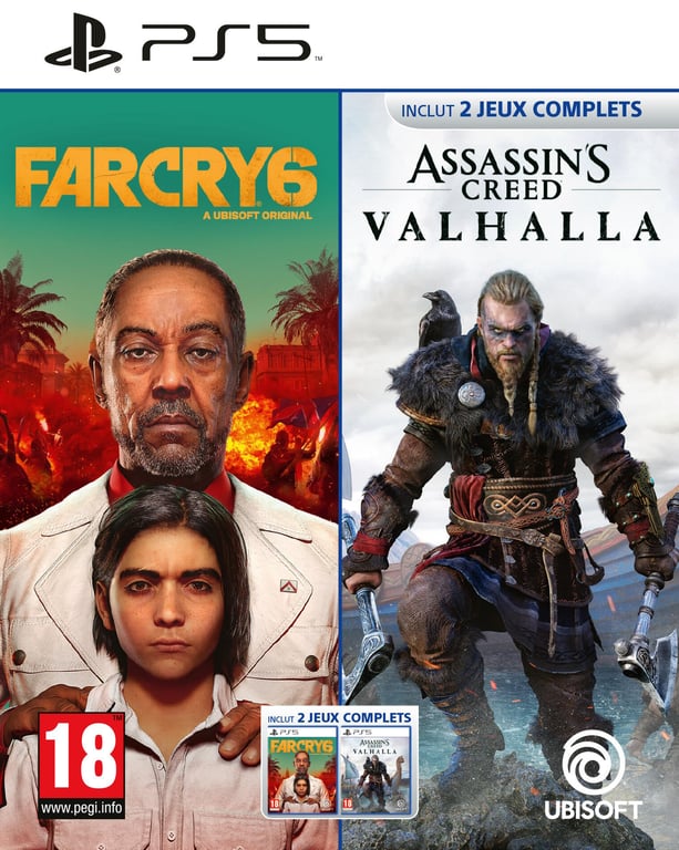 Compilation Assassin' Creed Valhalla + Far Cry 6 Édition Standard - vue 3