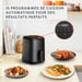 Moulinex Easy Fry Compact EZ145820 Air Fryer 3L 1300W Noir Écran tactile 10 programmes Minuteur Jusqu'à 4 personnes