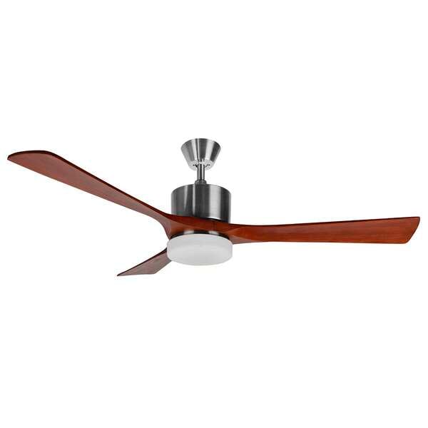Orbegozo CP 97132 Ventilateur de plafond rustique silencieux Télécommande Lumière LED Insta Neuf