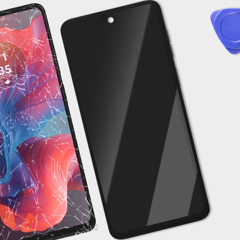 Écran pour Motorola Moto G04s LCD + Vitre Tactile + Châssis Original Neuf - vue 2